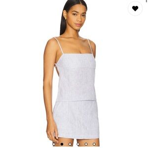 Lovers + Friends Striped Linen Set